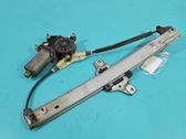 Rear door window regulator with motor