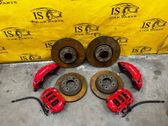 Brake discs and calipers set