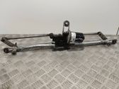 Front wiper linkage and motor