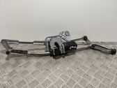 Front wiper linkage and motor