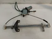 Rear door window regulator with motor