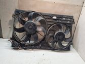 Radiator cooling fan shroud