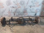 Rear axle beam with reductor