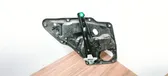 Rear door window regulator with motor