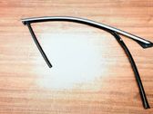 Front door glass trim molding