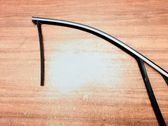 Front door glass trim molding