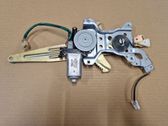 Rear door window regulator with motor