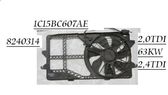 Electric radiator cooling fan