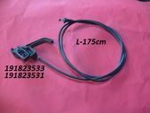 Engine bonnet/hood lock release cable