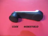 Rear door window winding handle