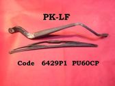 Front wiper blade arm