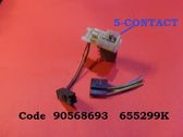 Heater blower motor/fan resistor