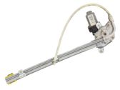 Rear door window regulator with motor