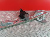 Rear window lifting mechanism without motor