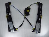 Rear window lifting mechanism without motor