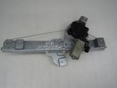 Rear window lifting mechanism without motor