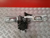 Rear window lifting mechanism without motor