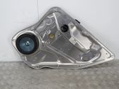 Rear window lifting mechanism without motor
