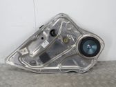Rear window lifting mechanism without motor