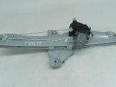 Rear window lifting mechanism without motor
