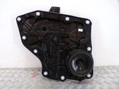 Rear window lifting mechanism without motor