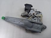 Rear window lifting mechanism without motor