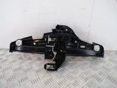 Rear window lifting mechanism without motor