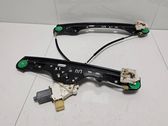 Front door window regulator with motor