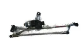 Front wiper linkage and motor