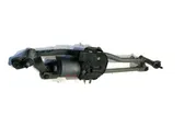 Front wiper linkage and motor