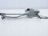 Front wiper linkage and motor