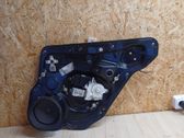 Rear door window regulator with motor