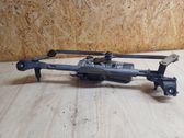 Front wiper linkage and motor