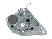 Rear window lifting mechanism without motor