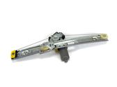 Rear door window regulator with motor