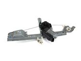 Rear door window regulator with motor