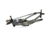 Front wiper linkage and motor
