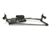 Front wiper linkage and motor