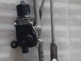 Front wiper linkage and motor