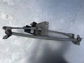 Front wiper linkage and motor