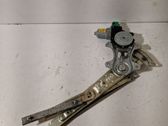 Rear door window regulator with motor