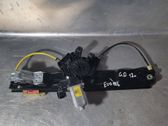 Rear door window regulator with motor
