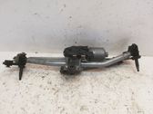 Front wiper linkage and motor
