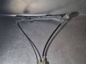 Rear door window regulator with motor