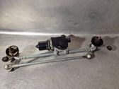 Front wiper linkage and motor