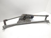 Front wiper linkage and motor
