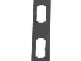 Front door window switch trim