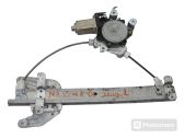 Rear door window regulator with motor