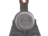 Front door lock (next to the handle)