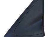 Front door glass trim molding